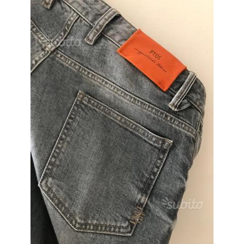 PT05 jeans grigio serie orange